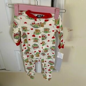 Star Wars sleeper 0/3 months with tags